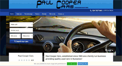 Desktop Screenshot of paulcoopercars.co.uk